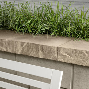 Techo-Bloc Brandon Cap Slate Caffe Crema (18 pc./pallet)