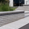 Techo-Bloc Raffinato Wall Double-Sided Smooth Shale Grey 90 mm 3-9/16 in. x 9-13/16 in. x 14-1/8 in. (64 pc./pallet)