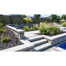 Techo-Bloc Mini-Creta Architectural Wall Block Shale Grey 6 in. 5-7/8 in. x 9-13/16 in. (30 sq. ft./pallet)