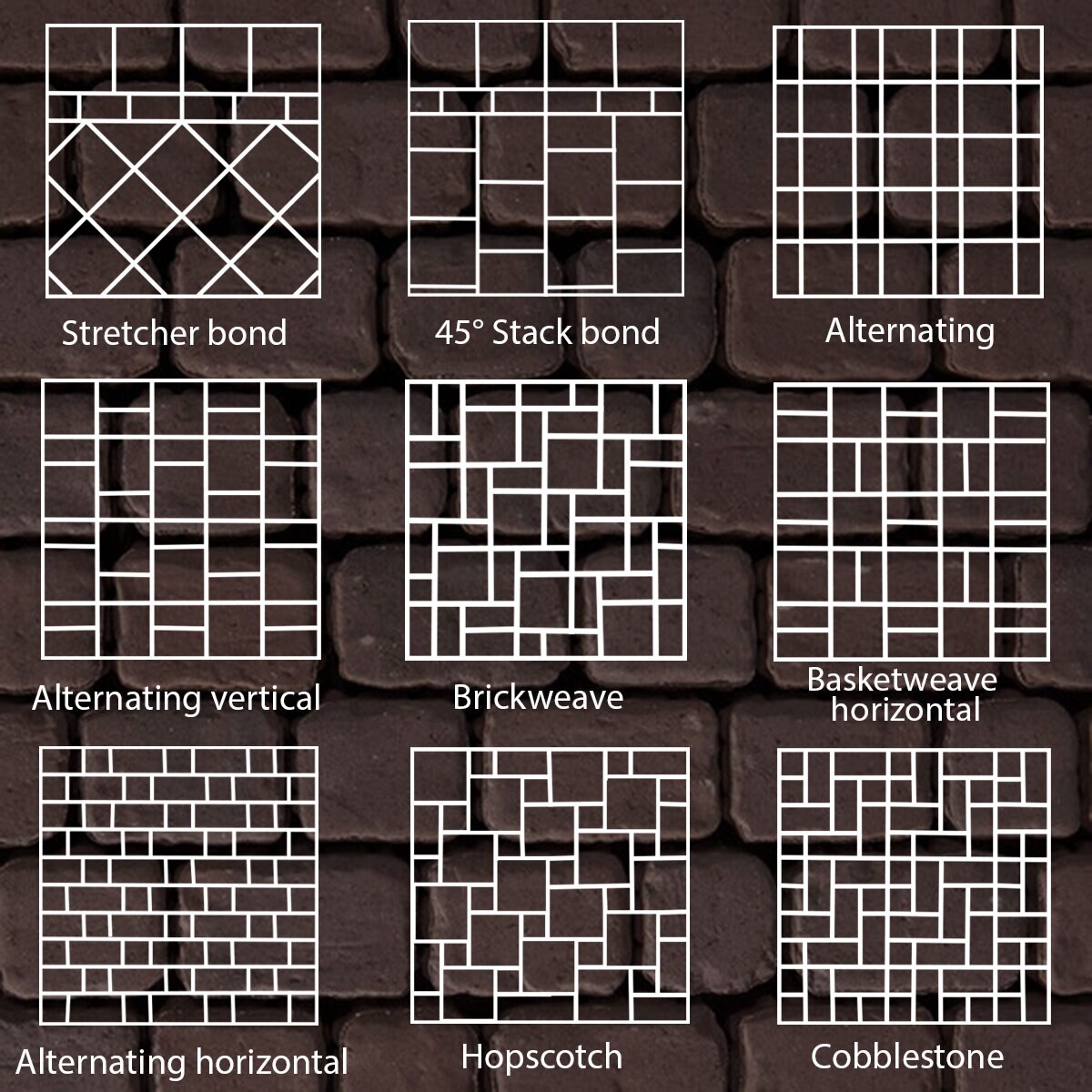 Techo-Bloc Villagio Paver 4 pc. Merlot 60 mm (117 sq. ft./pallet ...
