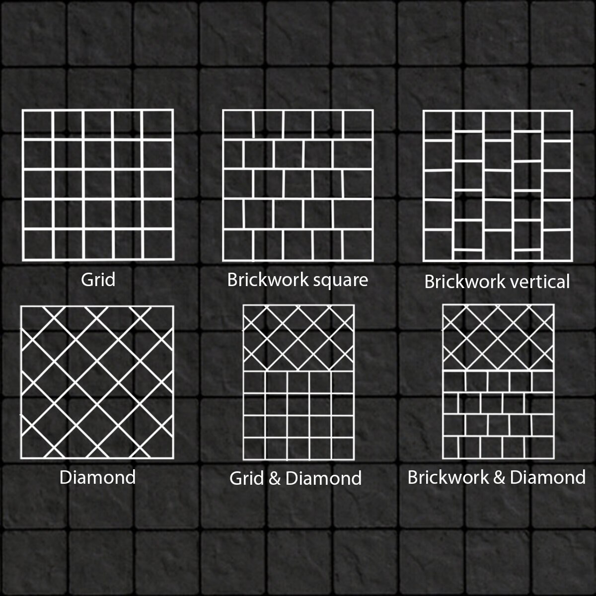 Techo-Bloc Squadra Paver Slate Onyx Black 3-1/4 in. x 3-1/4 in. 60 mm ...