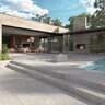 Techo-Bloc Terrazzo Step Polished 48 in. x 15 in. Moonrock Grey 6 in. (8 pc./pallet)
