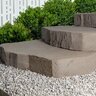 Techo-Bloc Maya Step Slate Rock Garden Brown 6 in. x 48 in. x 32 in. (4 pc./pallet)