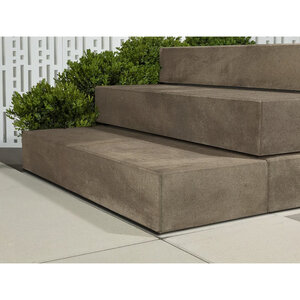 Techo-Bloc Systema Step Smooth Chestnut Brown 42 in. x 16-3/4 in. x 7-1/16 in. (8 pc./pallet)