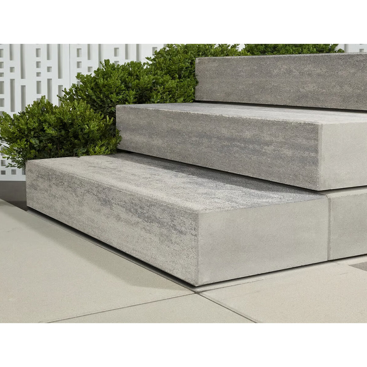 Techo-Bloc Systema Step Smooth Shale Grey 42 in. x 16-3/4 in. x 7-1/16 ...