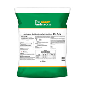 Andersons 25-0-9 w/ Fortify 2% Fe 1% Mn Turfgrass Granular Fertilizer 50 lb. Bag