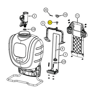 Tank Grommet for top of No-Leak Back Pack Sprayer