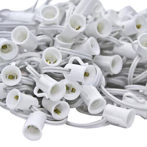 Seasonal Source C7 1000' Spool White 12" Spacing