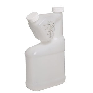 Tip N Pour U016-NAT-HD Series 500 Measuring Container 16 oz. (1/2 qt.) Bottle