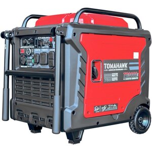 Tomahawk 9000 Watt Inverter Generator Super Quiet Portable Power 120/240V Outlet, Wheel Kit, CO Sensor, Voltage Selection