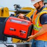 Tomahawk TVL440 Electric Paver-Slab Vacuum & TG2000i Generator Bundle