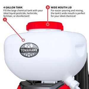 Tomahawk 36V 3.7 gal. Battery Powered Backpack Fogger