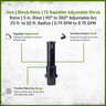 Toro T5 RapidSet Adjustable Shrub Rotor 5 in. Riser