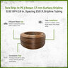 Toro Drip-In PC Brown 17mm Surface Dripline 0.92 gph 18 in. spacing 250 ft. (Sold per Roll)