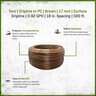 Toro Drip-In PC Surface Dripline Brown 17 mm 0.92 GPH 18 in. Spacing 500 ft. (Sold per Roll)