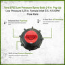 Toro 570Z Low Pressure Spray Body 4 in. Pop Up