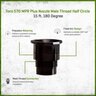Toro 570 MPR Plus Nozzle Male Thread Half Circle 15 ft. 180 Degree