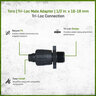 Toro Tri-Loc Male Adapter 1/2 in. x 16-18 mm