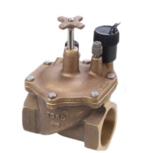 Toro Globe Valve 220 Brass 1 in. w/ Flow Control FIPT x FIPT