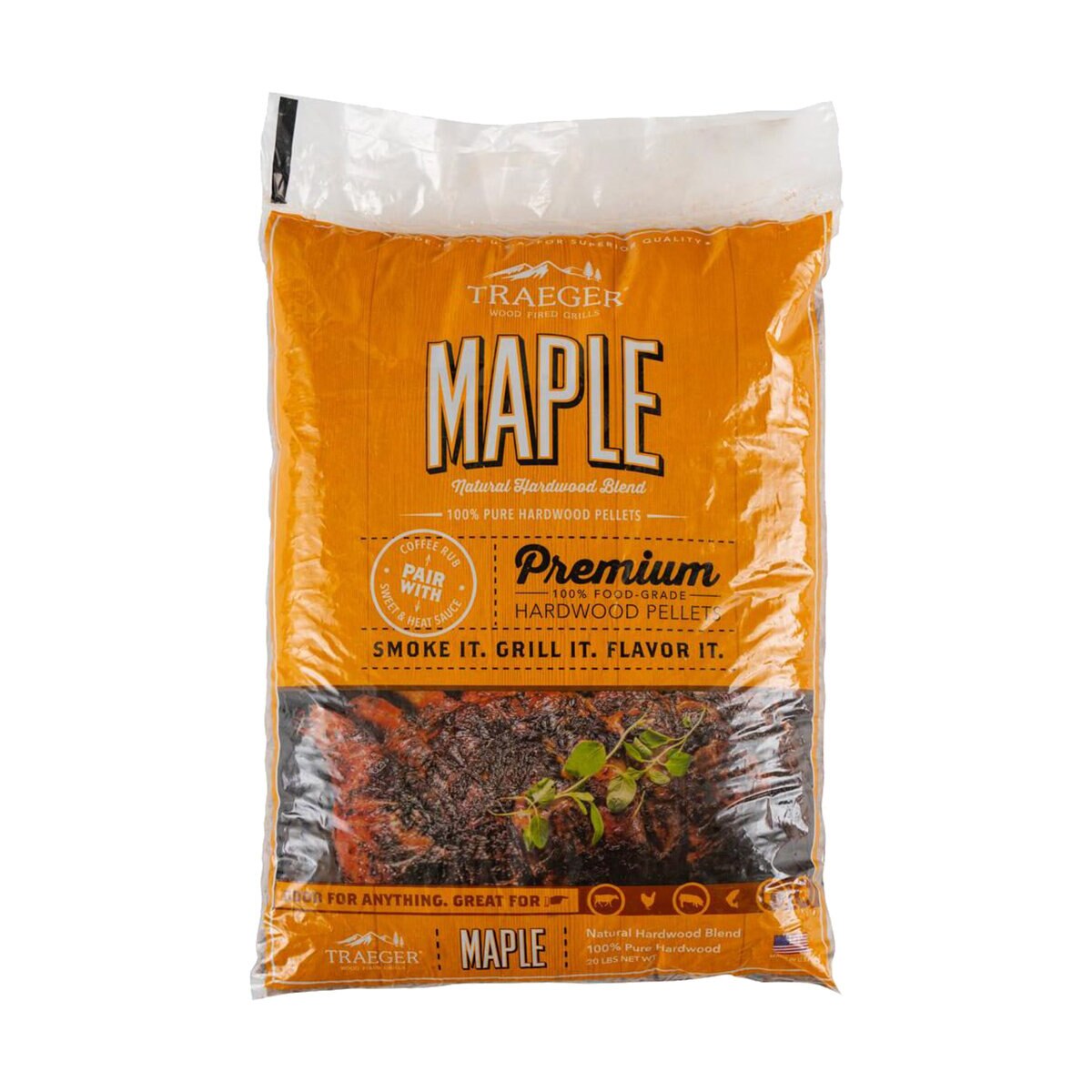 Traeger Maple Pellets 20 lb. Bag | SiteOne US