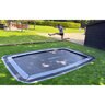 Trampolines Down Under 12 ft. X 17 ft. Rectangle Trampoline Sysytem (includes retaining wall system)