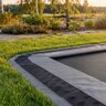 Trampolines Down Under 8 ft. X 12 ft. Rectangle Trampoline Sysytem (includes retaining wall system)