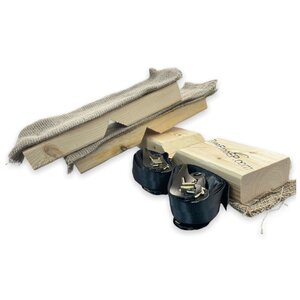 Palm Bracking Kit w/ Ratchets; 2 Straps; 2 Ratches, 3 Battens, & Burlap Tree Frog