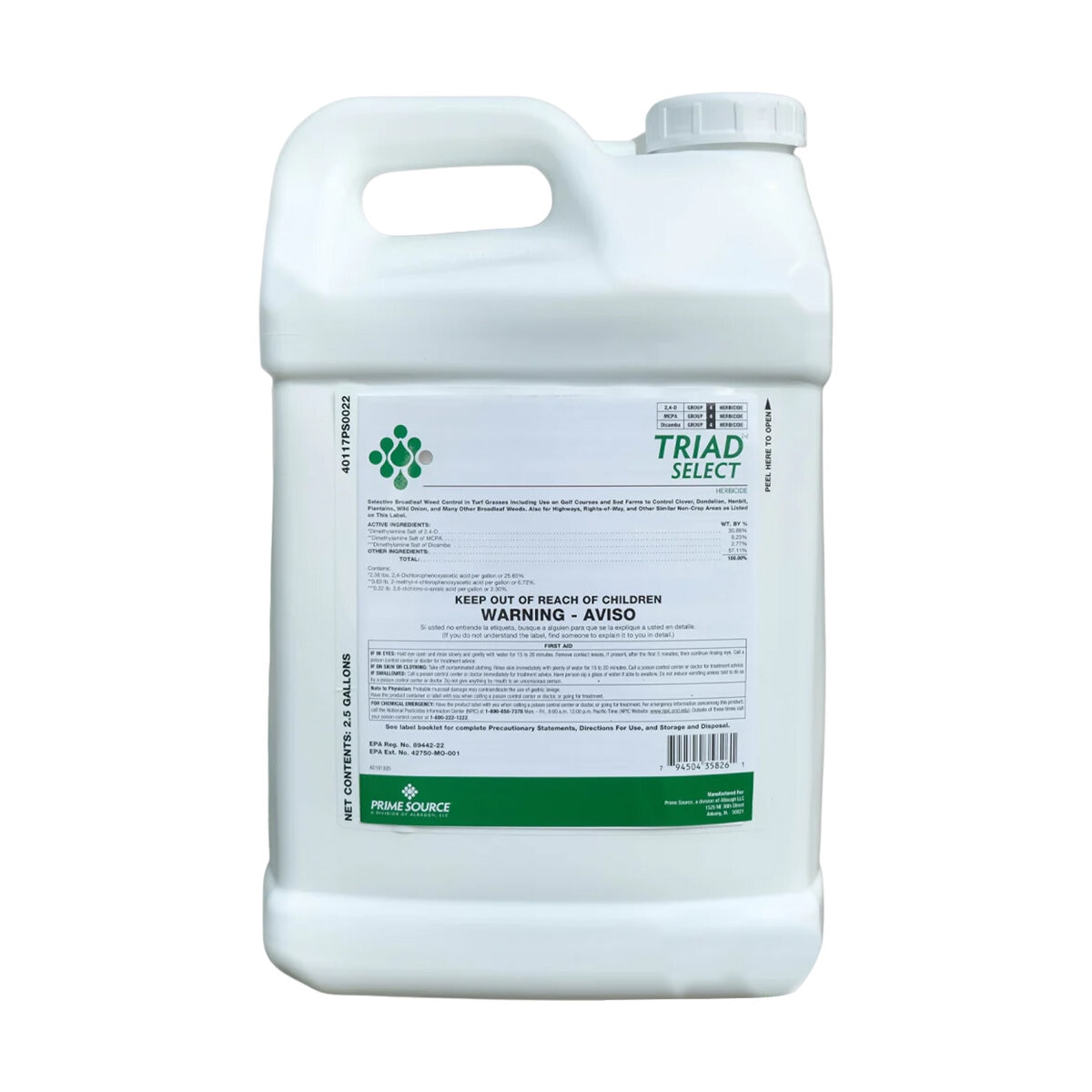 Triad Select Post Emergent Herbicide 2.5 gal | SiteOne US