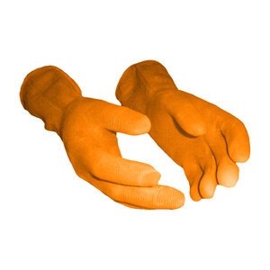 Troxell Heavy Duty Grouting Gloves Orange X-Large 28 mil