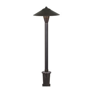 Tru-Scapes Classic Path Light Bronze G4 3W LED 2700K 360 Degree 24 in. Stem