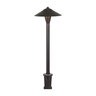 Tru-Scapes Classic Path Light Bronze G4 3W LED 2700K 360 Degree 24 in. Stem