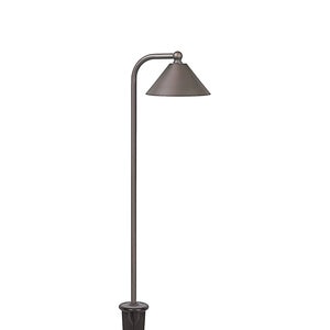 Tru-Scapes Lantern Path Light Bronze G4 3W LED 2700K 360 Degree 23 in. Stem 