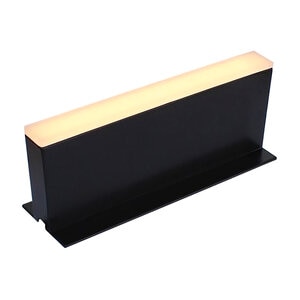 Tru-Scapes Paver Light Black Finish Integrated LED 6 in. 4000K