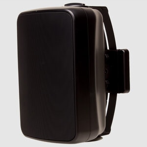 TruAudio 2-Way Surface-Mount Outdoor Speaker Matte Black w/ 6-1/2 in. Woofer & 1 in. Tweeter