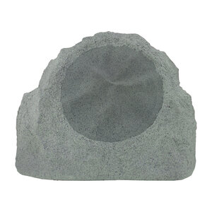 TruAudio Elements Outdoor Rock Speaker Gray w/ 8 in. Poly Woofer & 1 in. Tweeter