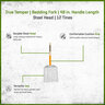 True Temper Bedding Fork 10 Tine Steel Head 48 in. Wood Handle