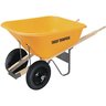 8 CU DUAL WHEEL POLY WHEELBARROW