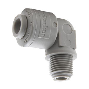 Elbow Fitting Push to Connect Tube to Pipe Male NPTF Thread 1/4 in.