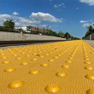 Tuf-Tite Polymer ADA Tile Surface Applied Yellow 2 ft. x 3 ft.