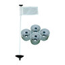Turf1 Golf Kit w/ Aluminum Cup, Base, Flag, & Pole