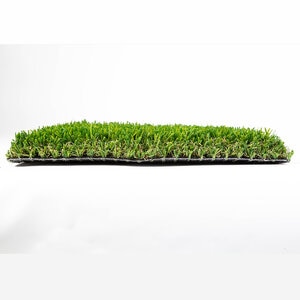 Turf1 Dwarf Fescue Synthetic Turf 73 oz. Total Weight 1.5 in. Deep Green/Deep Olive Blades Green/Brown Thatching