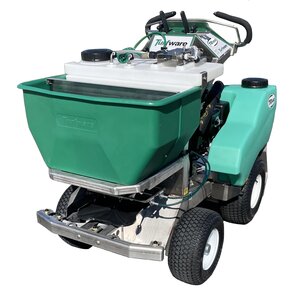Turfware TR460SS Spreader Sprayer w/ 8.25 gal. Spot Spray Assembly installed