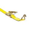 Uline Extra-Wide Ratchet Tie-Downs - U-Hook 4 in. x 27 ft.