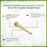 Underhill PowerBlast Super Sweeper 6 in. Nozzle 3/4 in. FHT