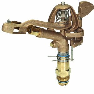 Underhill Impact Sprinkler Part/Full Circle Brass 1 in. MIPT