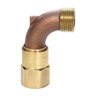 Underhill Quick Coupler Hose Swivel Brass 3/4 in. Fpt x 3/4 in. Mht