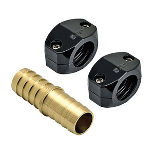 Underhill Heavy Duty Hose Clamp 5/8 in. w/ Coupling Brass Mender