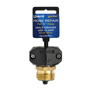 Underhill Heavy Duty Hose Clamp 3/4 in. w/ Male Brass Mender