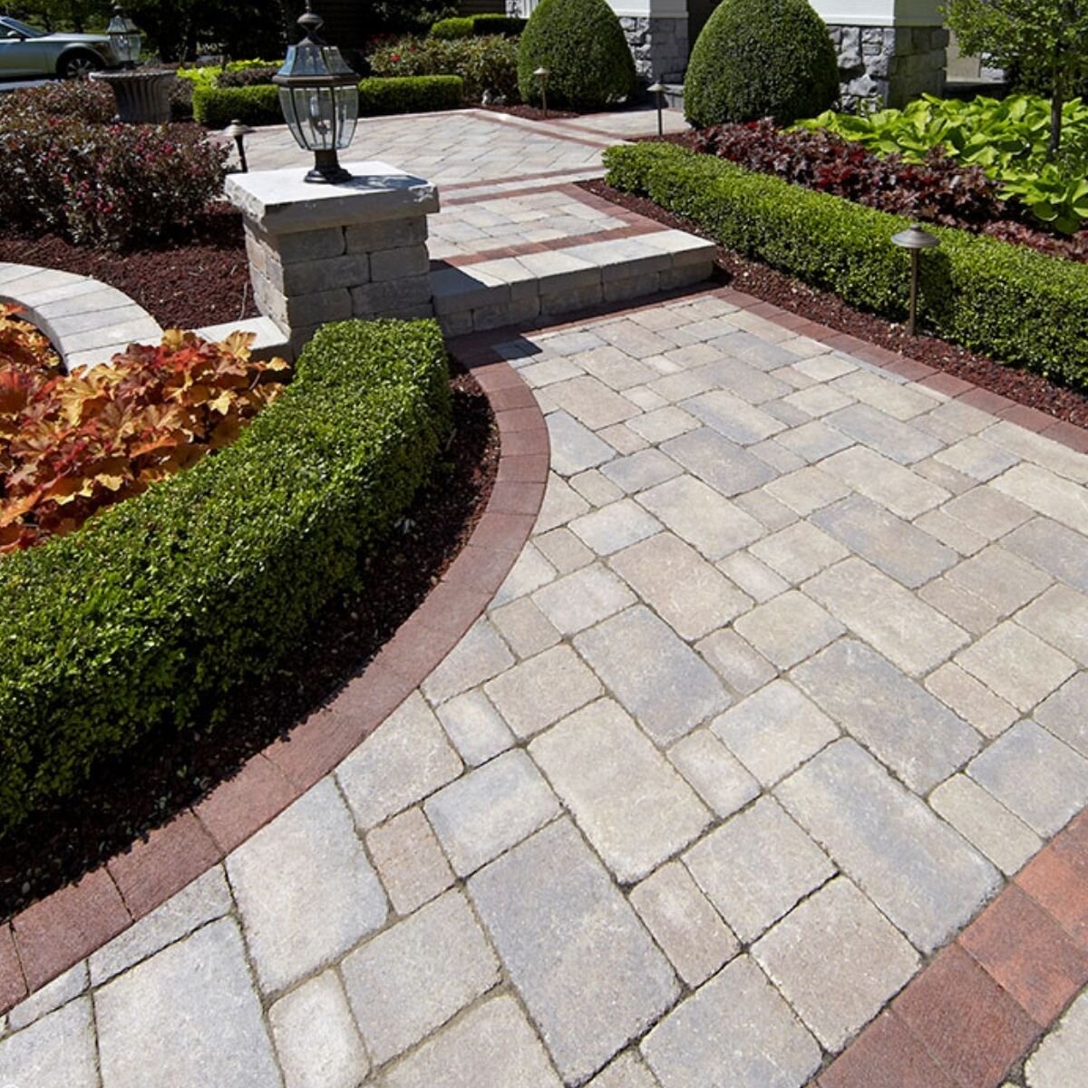 Unilock Brussels Block Paver Standard Stone Sierra 7 cm (94.91 sq. ft ...