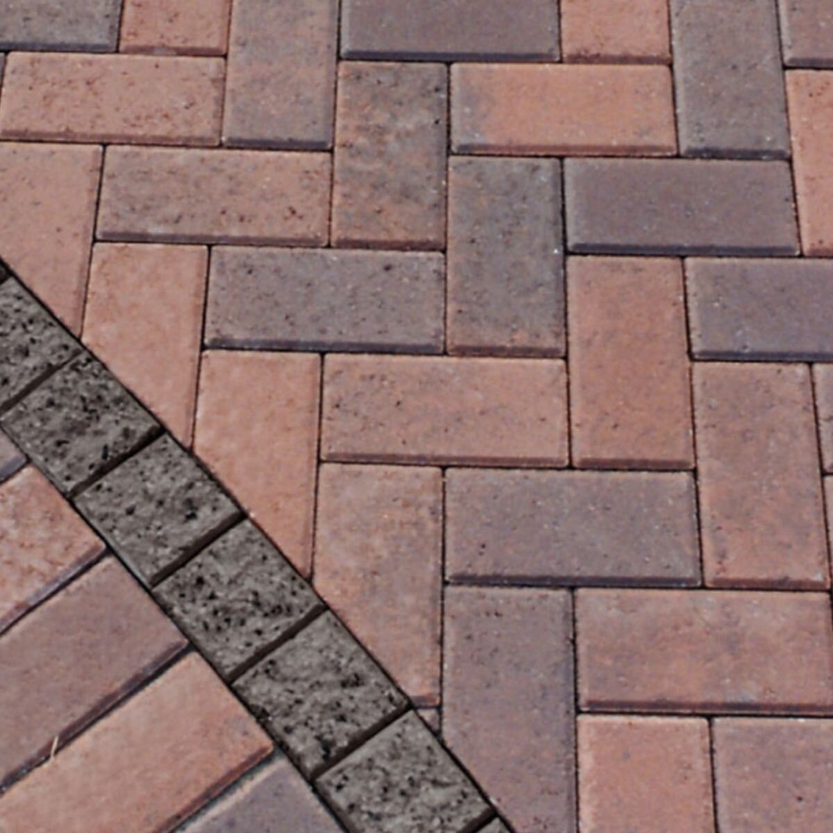 Unilock Hollandstone Paver Autumn Red 4 in. x 8 in. 60 mm (118 sq. ft ...